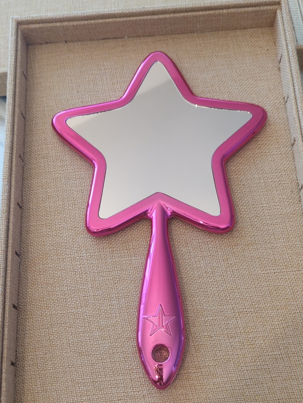 Jeffree Star Cosmetics Metallic PurplePink Star Hand Mirror